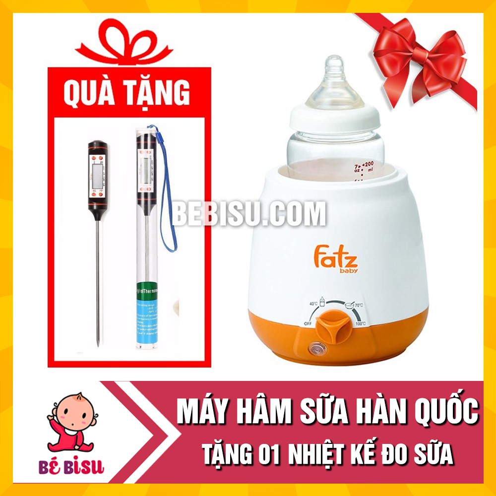 [ Tặng 1 nhiệt kế đo sữa] - Máy hâm sữa Fatz baby 3 chức năng