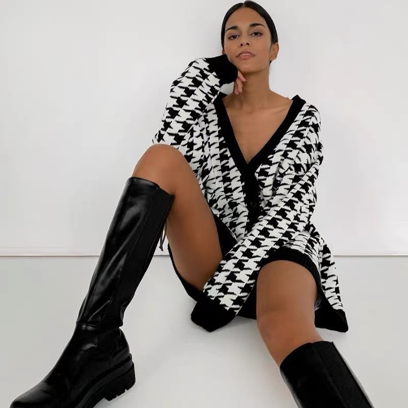 ÁO KHOÁC CARDIGAN HOẠ TIẾT ZICZAC