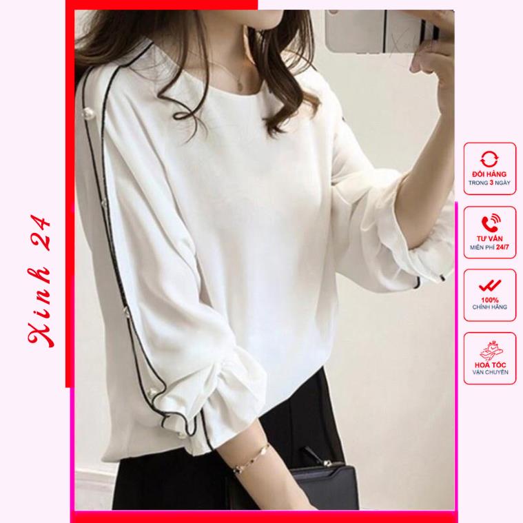 ÁO KIỂU TAY VIỀN XINH ĐẸP | BigBuy360 - bigbuy360.vn