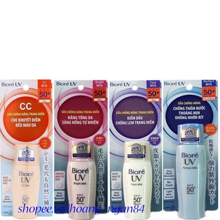 Sữa chống nắng biore spf50+/pa++++ hana18 cung cấp hàng 100% chính hãng