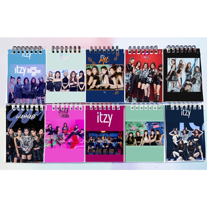 Sổ lò xo mini GOT7 ITZY MAMAMOO RED VELVET LXD52 A7 100 trang sổ note dễ thương idol kpop