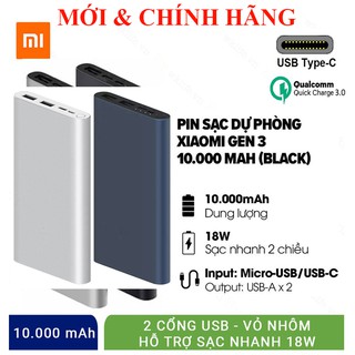 Mua Pin sạc nhanh 18W Type-C 10000mAh Xiaomi Gen 3