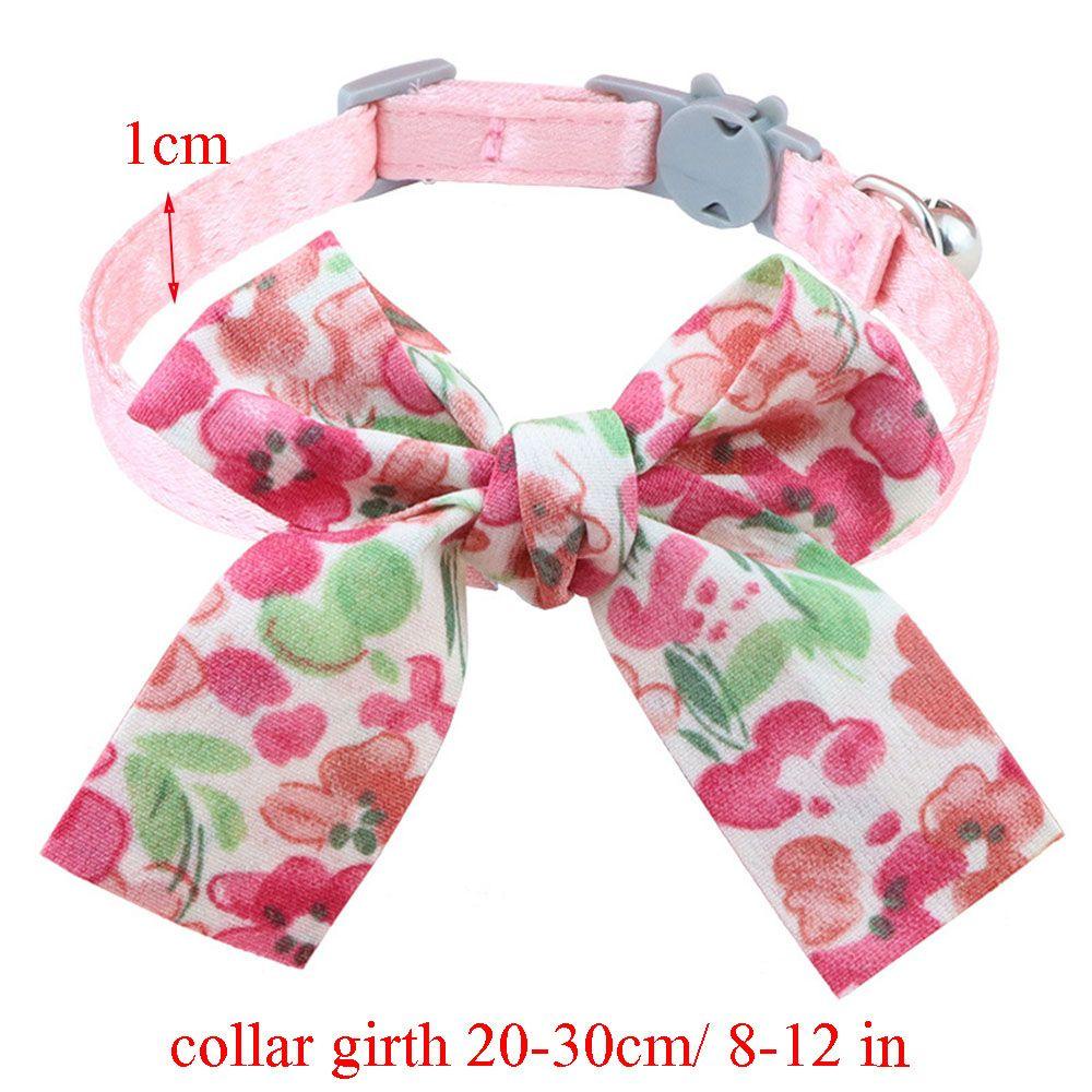 [COD] Vòng Cổ Gắn Nơ Và Chuông Dễ Thương Tùy Chỉnh Cho Mèo Cưng