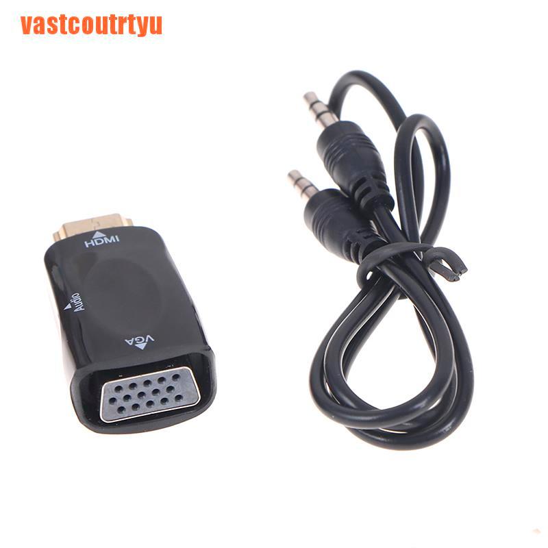 Cáp Chuyển Đổi Âm Thanh Hdmi Sang Vga Hd 1080p Cho Máy Tính | BigBuy360 - bigbuy360.vn