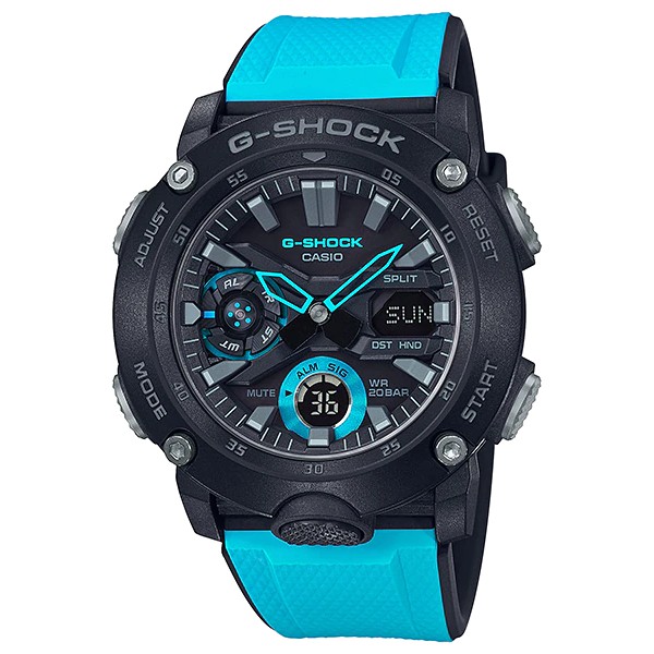 Đồng Hồ Casio Nam Dây Nhựa GSHOCK GA-2000-1A2 Chính Hãng