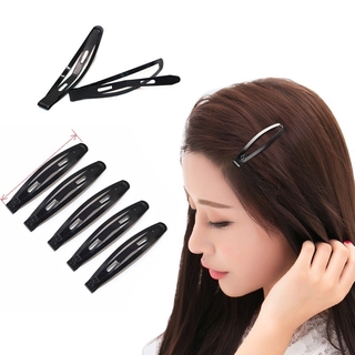 12 Kẹp Tóc Kim Loại Màu Đen