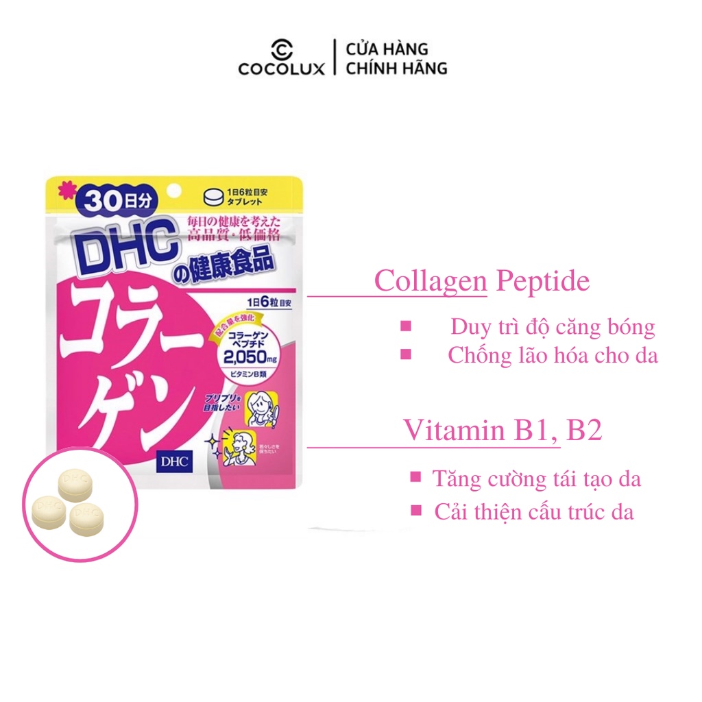 Viên Uống Collagen DHC 180 viên/ gói