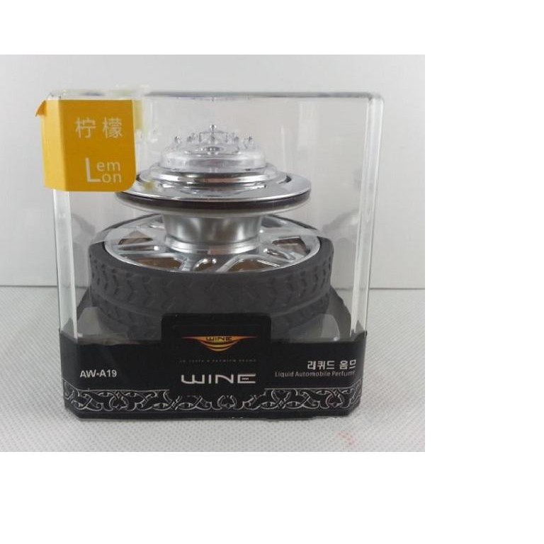 [HOT] Nước hoa ô tô WINE Korea A19 65ml Hương Black Ice (Xanh Dương) TI873