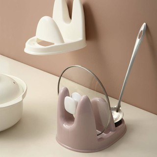 Pot cover rack sitting kitchen countertop cutting board bracket home