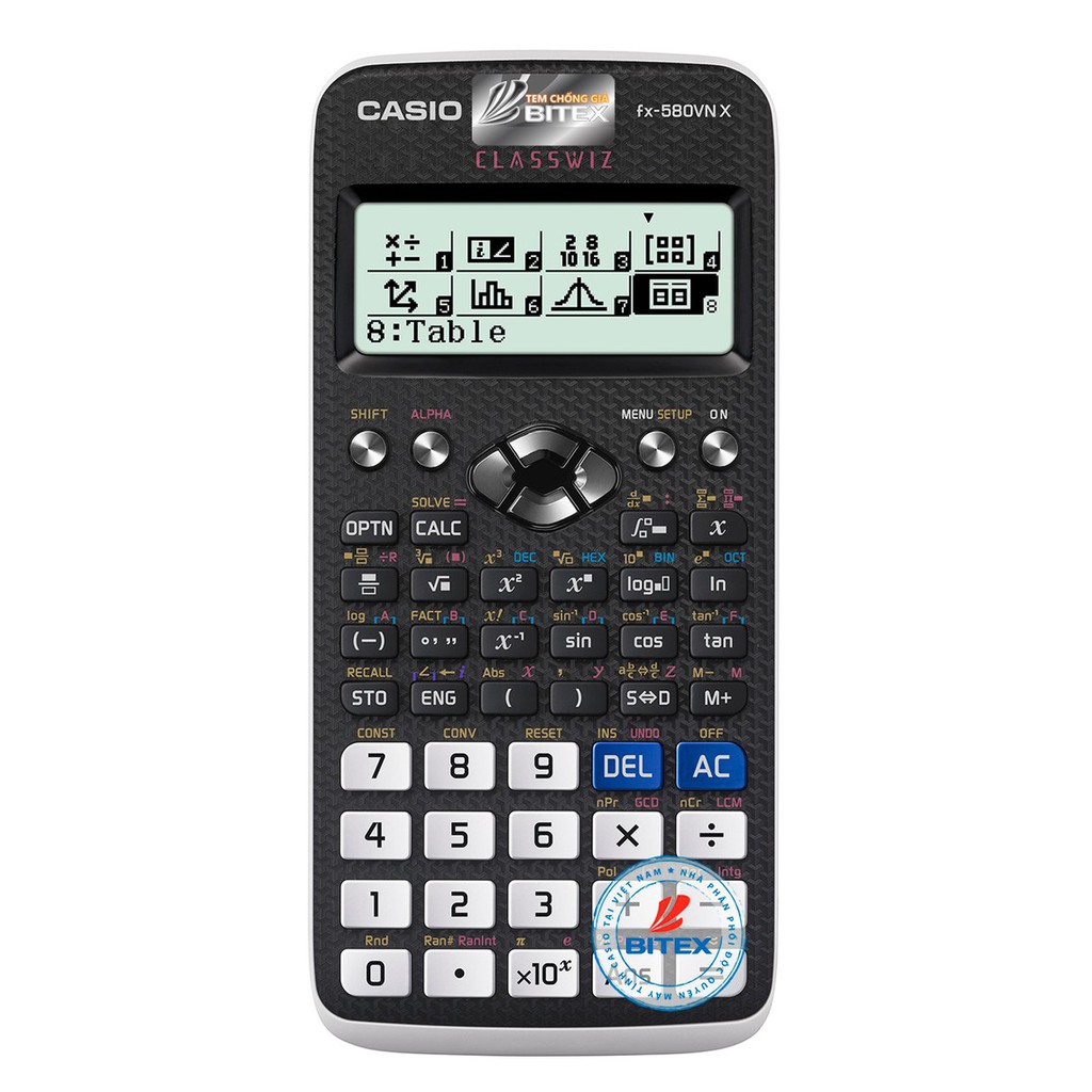 [Máy tính Casio FX 580VN X Hàng chính hãng bảo hành 7 năm casio 580vnx