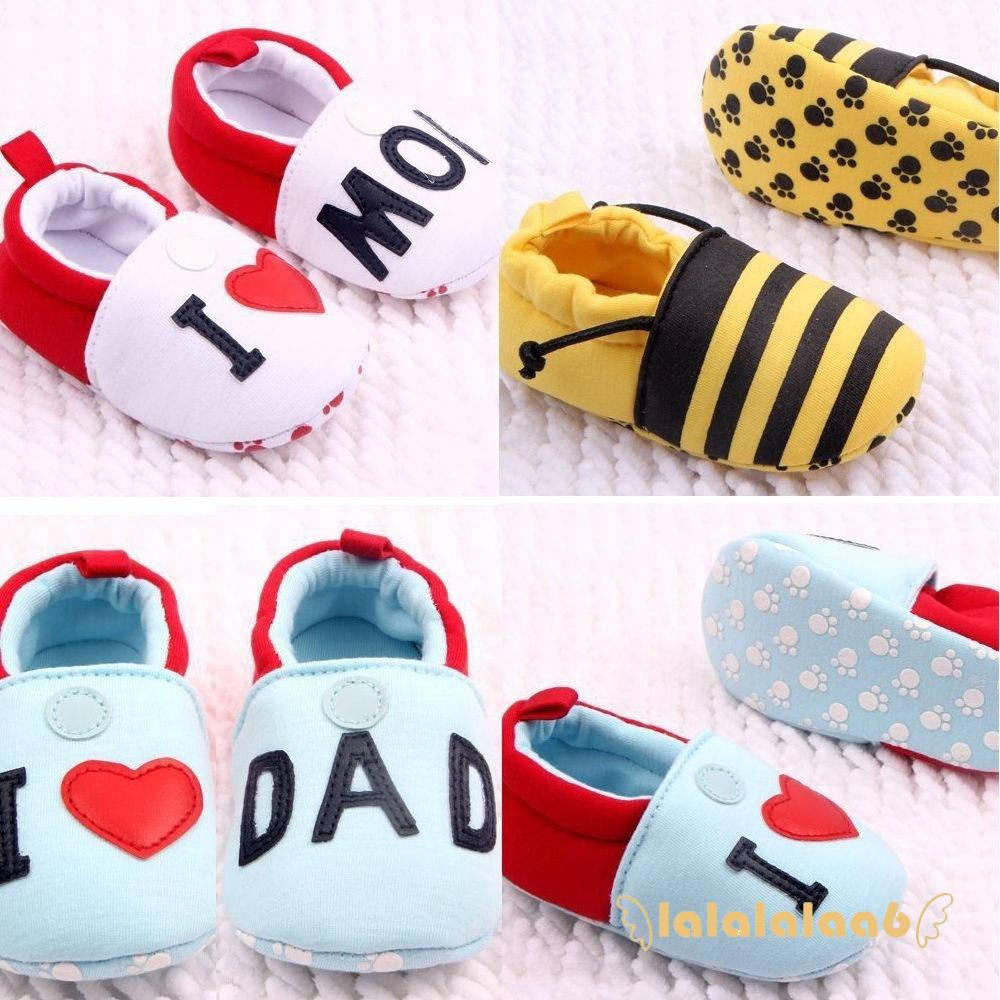 Lvn-baby Trẻ Sơ Sinh Bé Trai Bé Gái Đế Mềm Nôi Tập Đi Giày Sơ Sinh 0-12 tháng