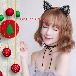 Tai Mèo Cosplay Sexy Cài tóc tai mèo ren cho bạn nữ