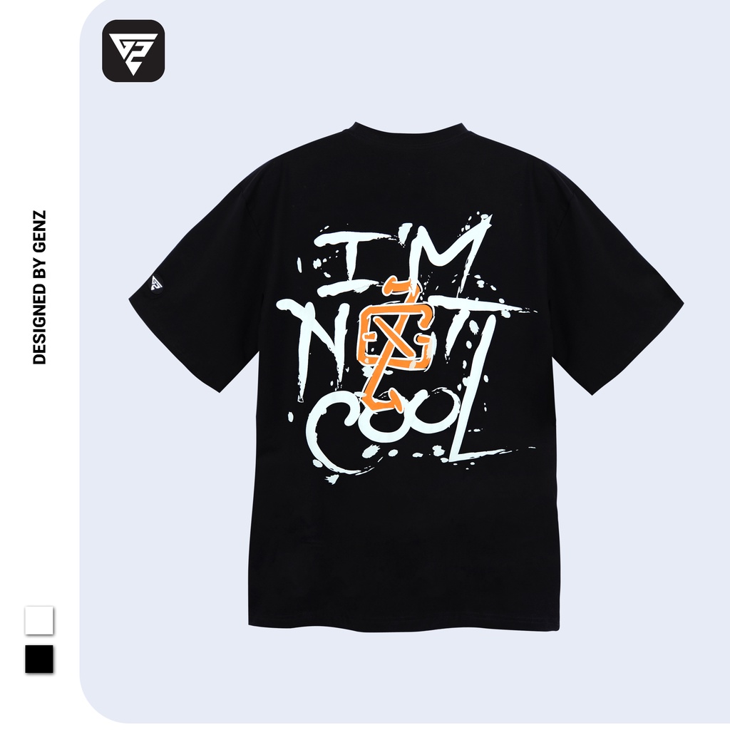 Áo thun tay lỡ GENZ phông Unisex nam nữ chất liệu Premium Cotton form rộng Im Not Cool | BigBuy360 - bigbuy360.vn
