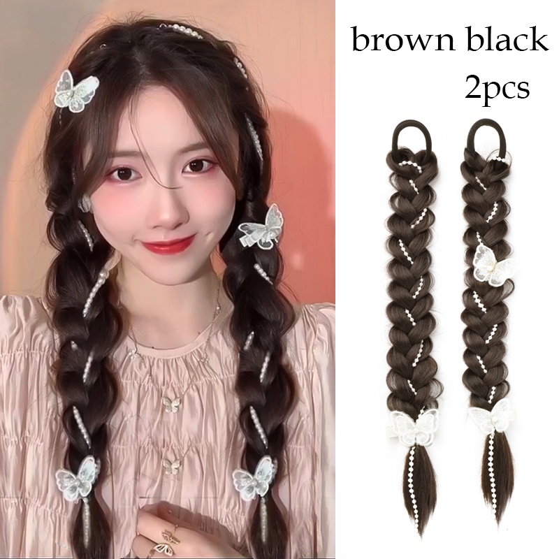 Tóc Giả Thắt Bím Dễ Thương Dành Cho Nữ