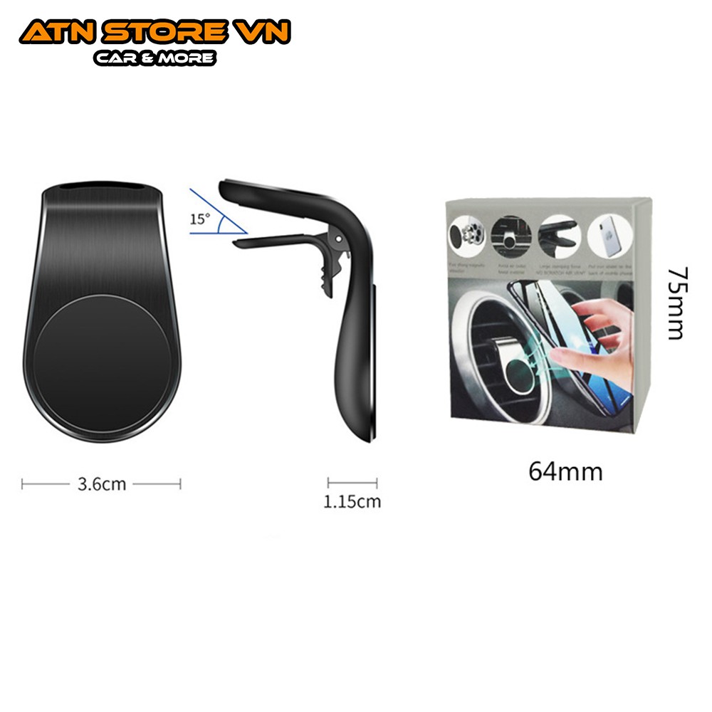 Giá đỡ điên thoại ô tô, giá treo điện thoại trên ô tô có nam châm treo cửa gió điều hòa | BigBuy360 - bigbuy360.vn