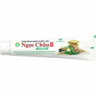 [Mẫu mới] Kem đánh răng Dược liệu Ngọc Châu Trắng Sáng