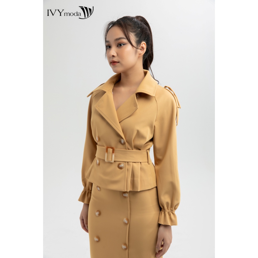Chân váy ôm 6 khuy IVY moda MS 31M6109