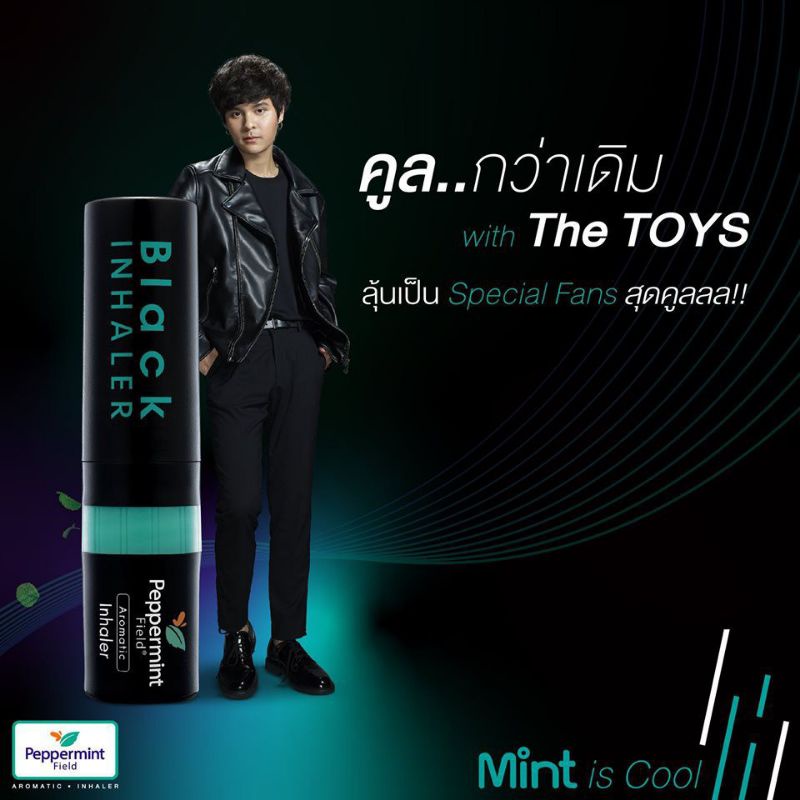 Dầu Hít Thông Mũi Bạc Hà Phiên Bản Black Peppermint Field Thái Lan