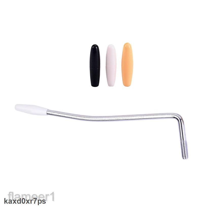 Cam Kết Hàng Như Hình Cần nhún chrome 5mm kèm 3 đầu bọc chuyên dụng cho guitar điện