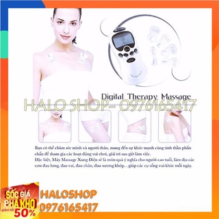 Máy Massage Trị Liệu 4 Miếng Dán Nhiều Chế Độ Massage