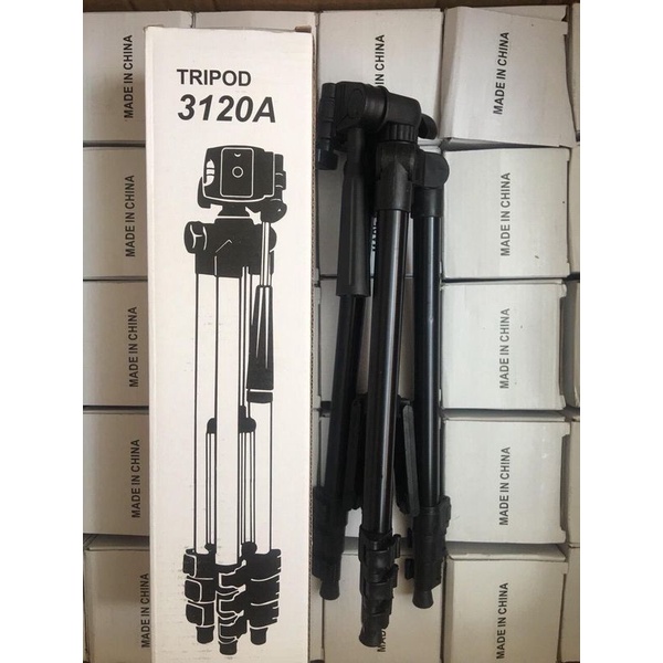 Gậy 3 Chân Tripod 3120 Chân Chắc Chắn _ Chân Máy Ảnh Chụp Hình Selfie Tự Sướng Tripod _ Cây Livestream