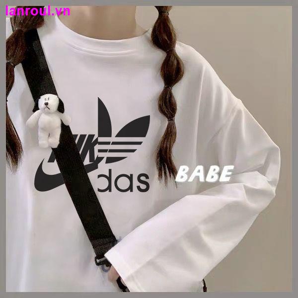Girlfriends long-sleeved T-shirt women s autumn 2020 new Korean version of the college style loose cartoon print on clothes ins tide