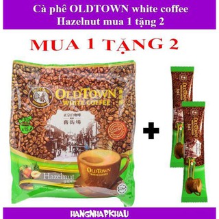 Cà phê oldtown white coffee Malaysia nhập khẩu vị lessugar ít đường mua1 tặng 2