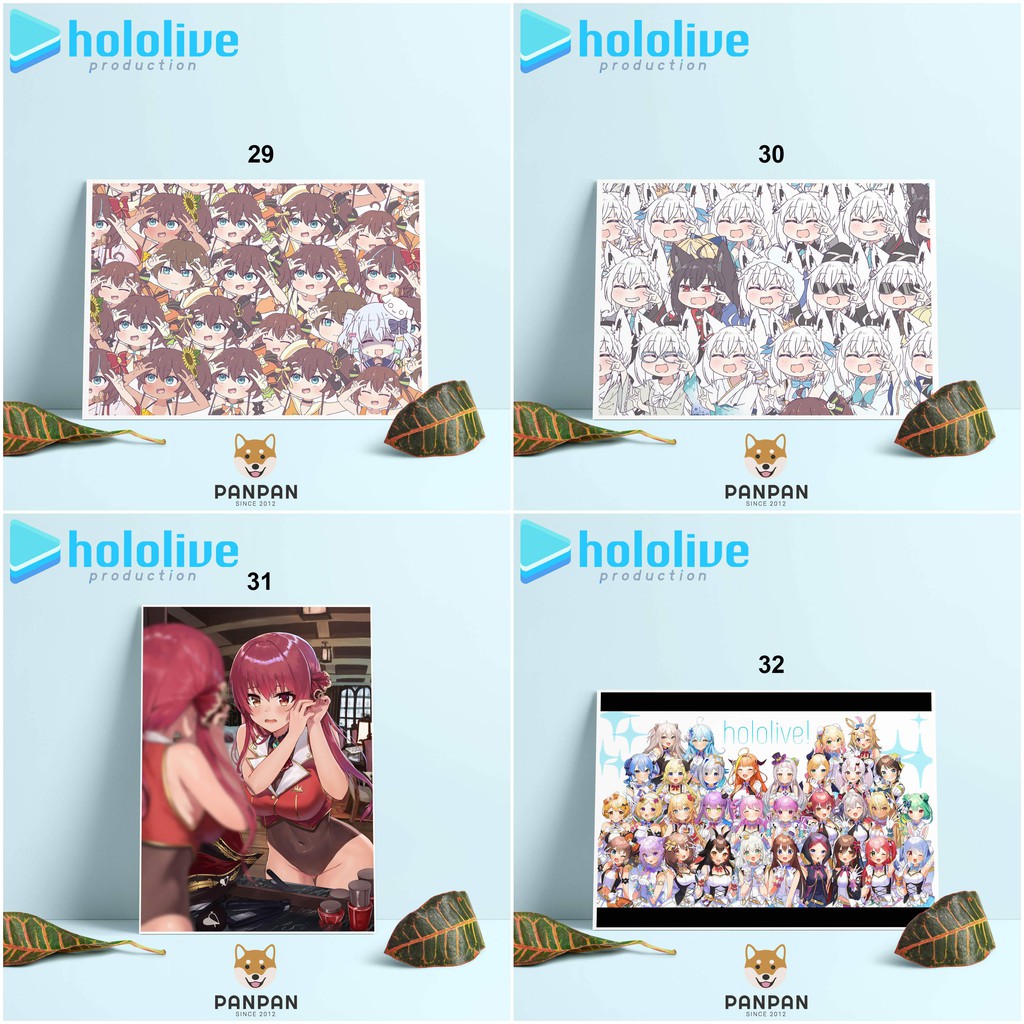 Postcard Cao Cấp - Poster Hololive Vtuber (2)