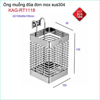 ỐNG ĐỰNG ĐŨA NHÀ BẾP INOX KAG-RT1118