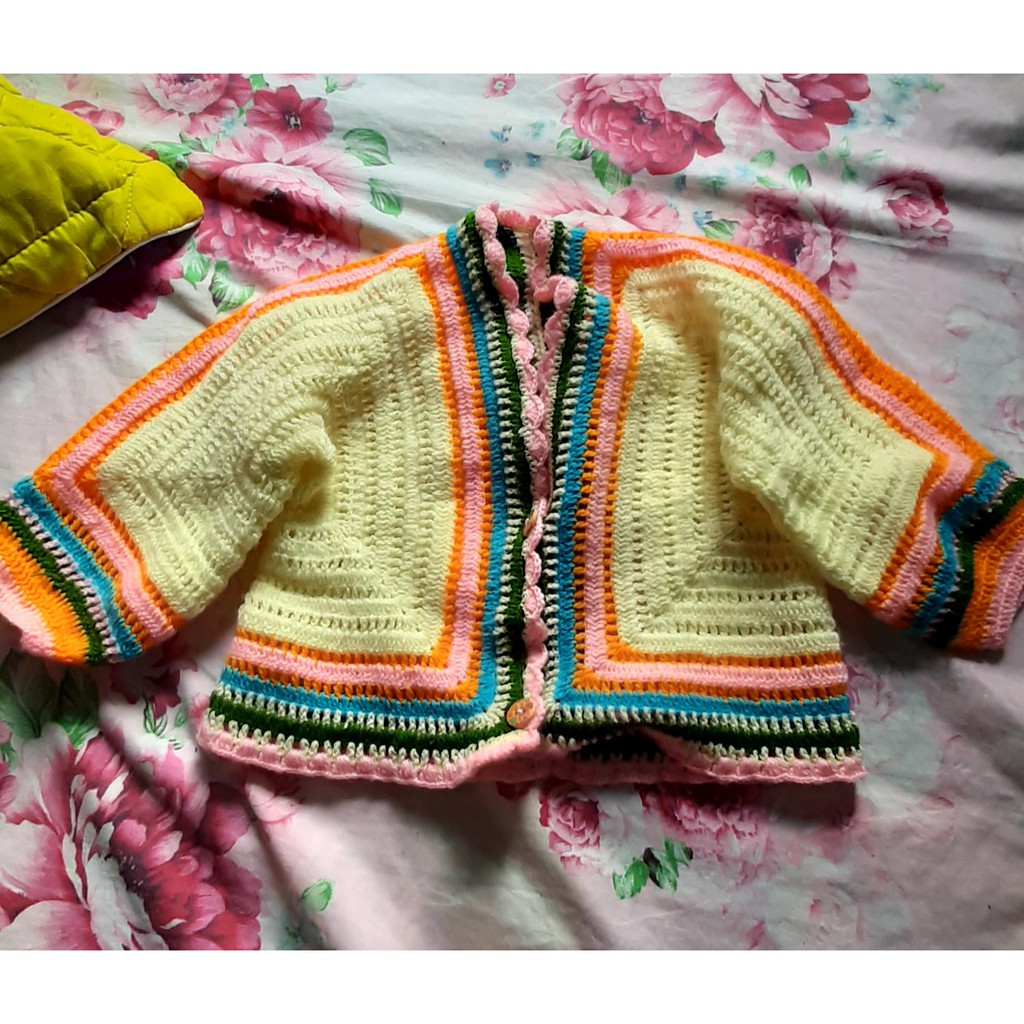 ÁO KHOÁC LEN CHO BÉ , áo khoác len 100% handmade cho bé , sản phẩm làm tay từ sợi len Việt Nam)