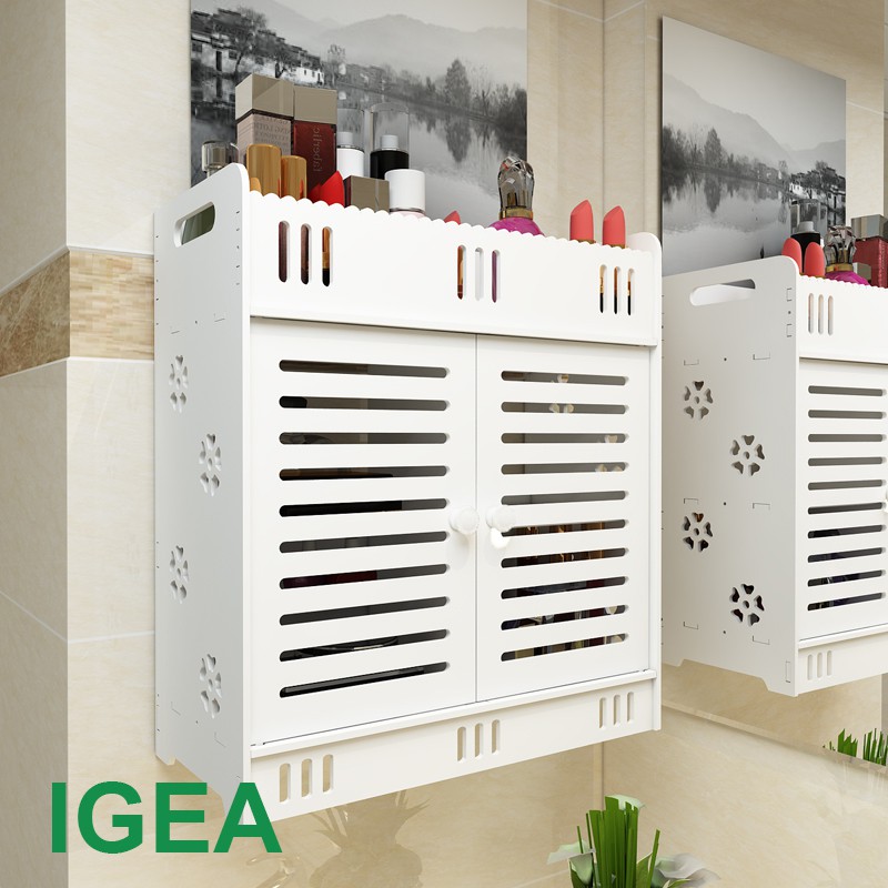 Kệ mỹ phẩm treo tường IGA hiện đại đa năngIG364-366