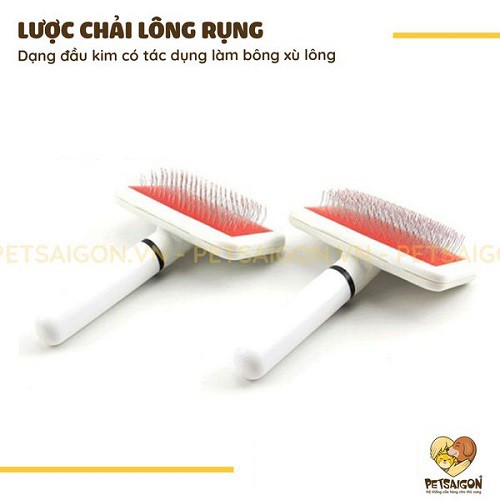 LƯỢC CHẢI LÔNG RỤNG CHO CHÓ MÈO