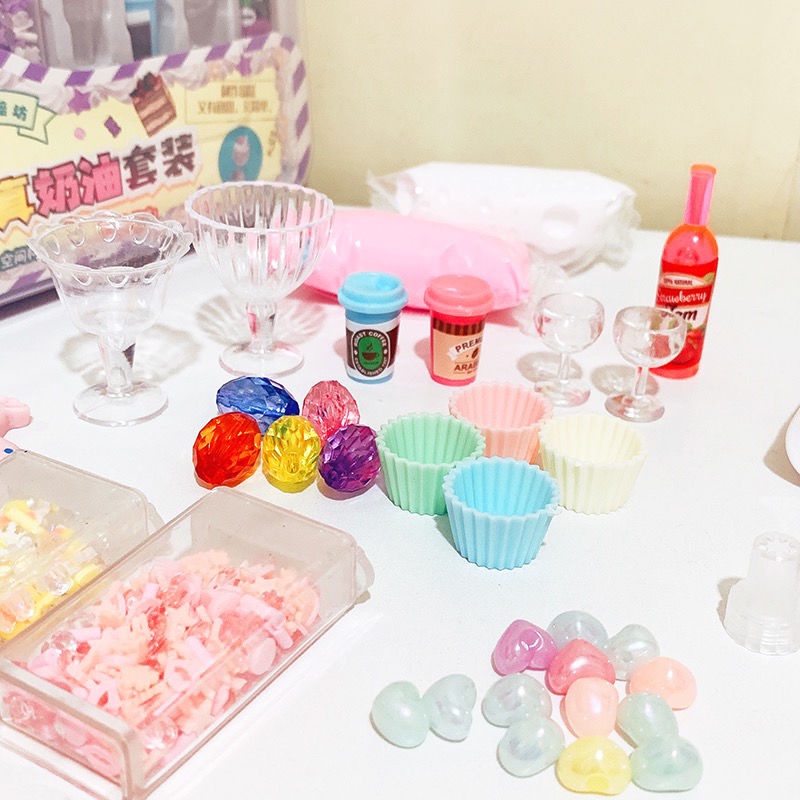 Bộ Đồ Chơi Làm Bánh Kem / Món Tráng Miệng Diy Cho Bé