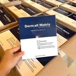 Mặt nạ thạch colagen derm.all matrix. bổ sung collagen, nâng cơ, giảm nhăn