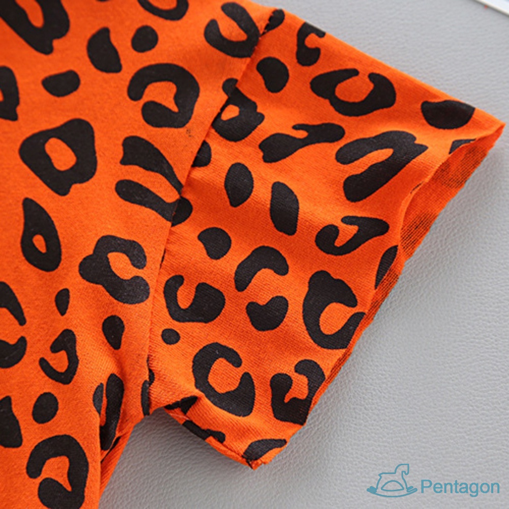 Bộ Quần Áo Ngắn Tay Thời Trang Năng Động Cho Bé Gái