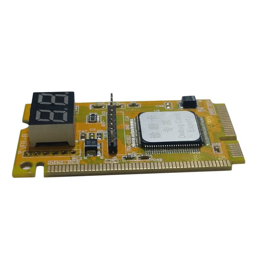 Card chuẩn đoán Mini PCI PCI-E lpc cho máy tính , laptop 3 trong 1，kim loại kích thước 5x3x1cm