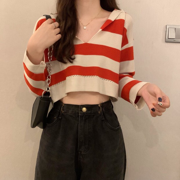 ÁO LEN SỌC MÀU DỄ THƯƠNG