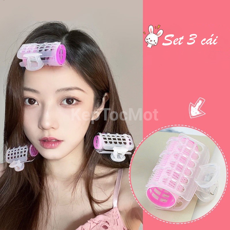 Lô Cuốn Tóc Tự Dính Có Kẹp, Uốn Mái Bay