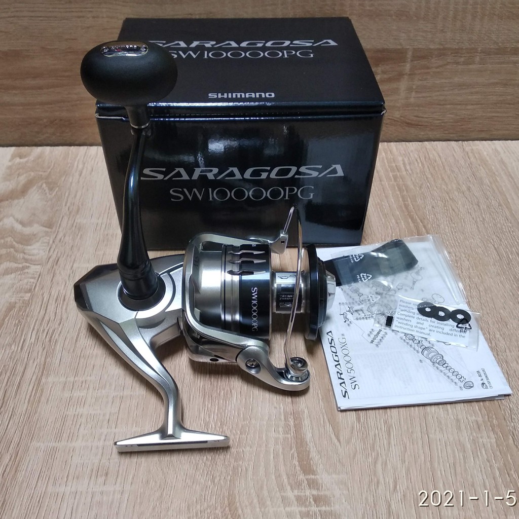 Máy Câu Cá Shimano 2020 Saragosa SW 10000PG - Máy Đứng