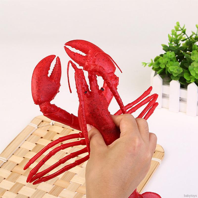 Mô hình tôm/cua bằng nhựa thích hợp trang trí bể cá