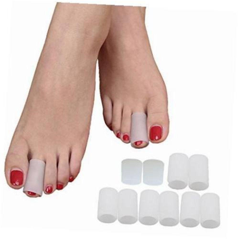XIANTIN Set 10 Đệm Gel Bảo Vệ Ngón Chân Giảm Đau Tiện Dụng