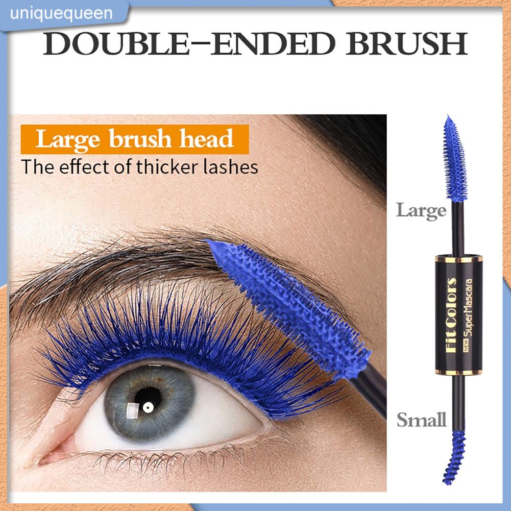 Mascara hai đầu kháng nước không nhòe chuốt mi cong vút dày và dài hơn với màu sắc ấn tượng
