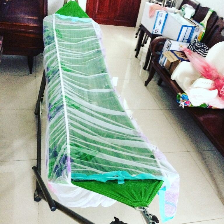 Mùng màn dành cho võng chống muỗi cho bé và người lớn đi làm xa