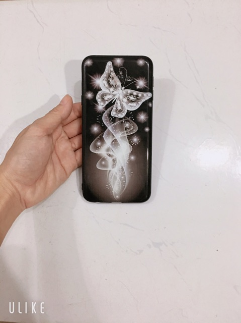 Ốp lưng sam sung J4 Core,J4 Plus,J4+ hình Bướmm nền đen