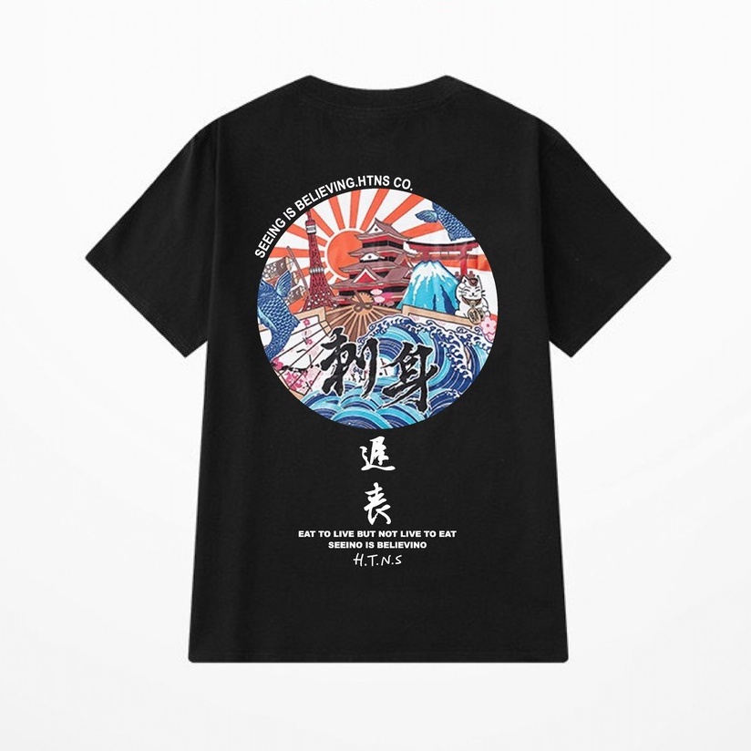 Áo thun tay lỡ G1SHOP Unisex form rộng vải 100% coton co dãn 4 chiều, phong cách Local Brand - Seeing