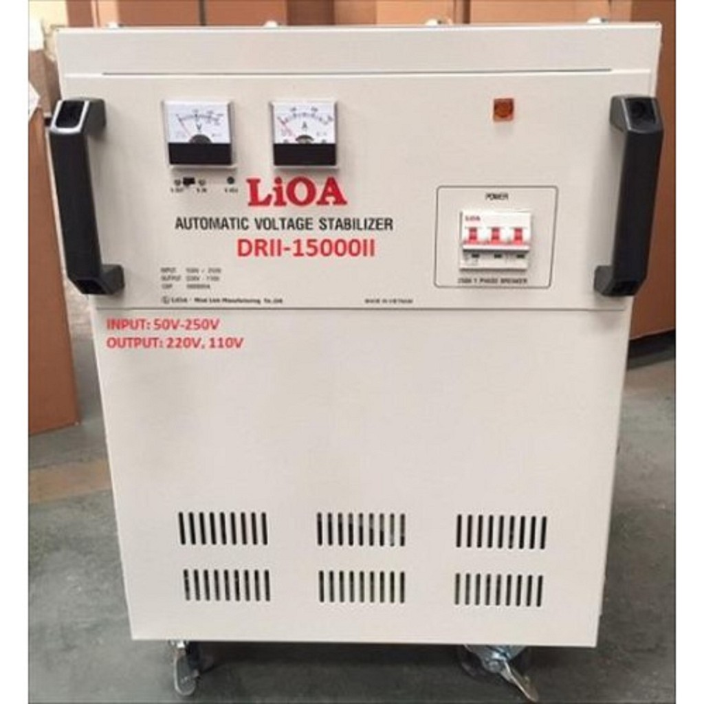 Ổn áp 1 pha LiOA DRII-15000II - DRII-15000 II Thương hiệu: LiOA