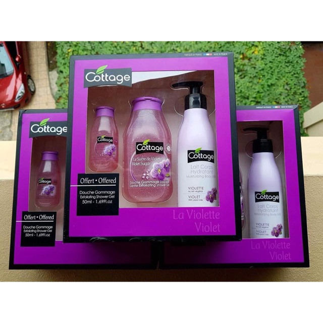 Set tắm, tẩy tế bào chết, dưỡng thể Cottage | BigBuy360 - bigbuy360.vn