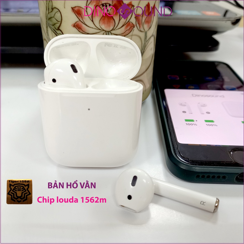 Tai Nghe Bluetooth Không Dây AP2 Hổ Vằn 1562M - Pin 5h (Định Vị - Đổi Tên - Cảm biến đa điểm) bản cao cấp