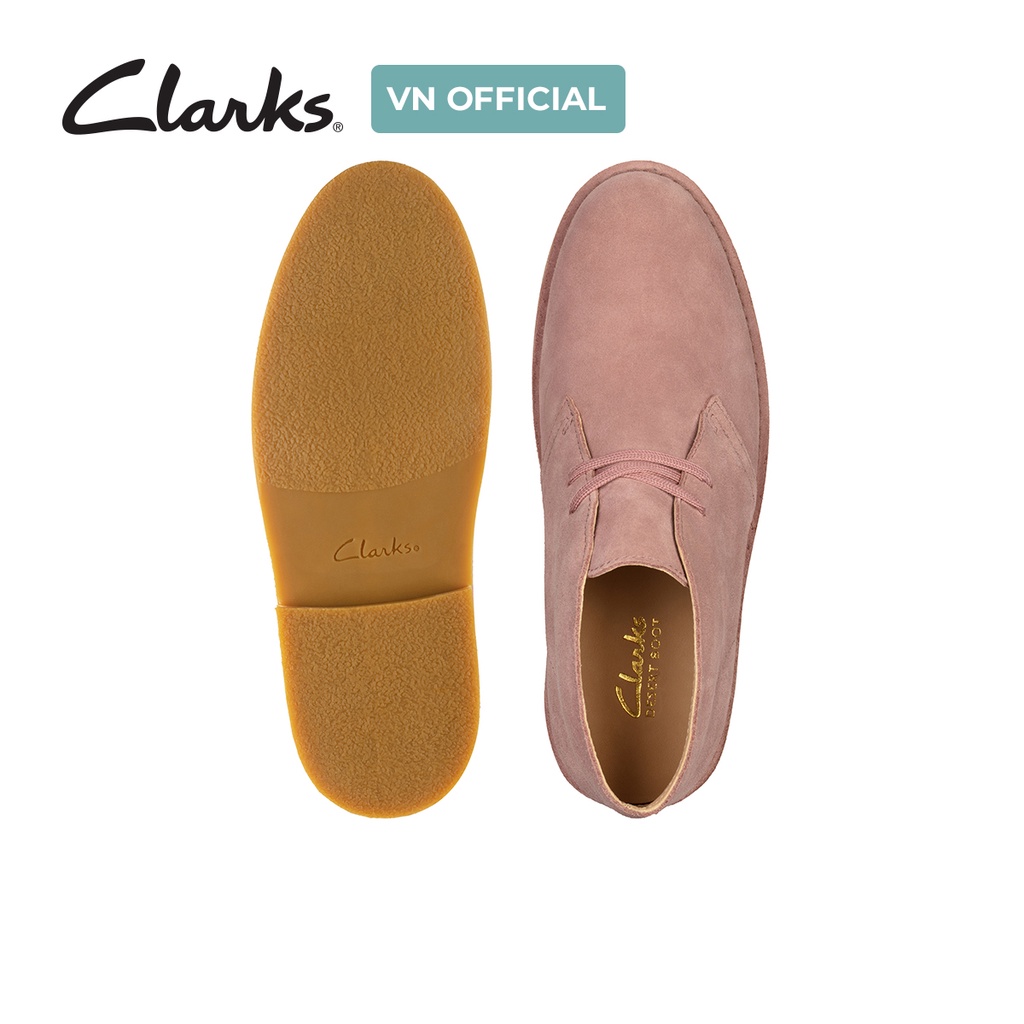 Giày Ankle Boot Nữ CLARKS Desert Boot 2 Màu Rose