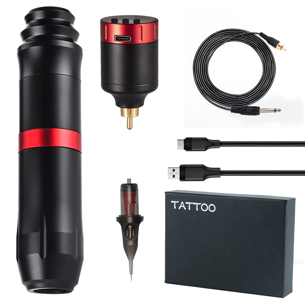 Bút xăm hình AMBITION pin không dây 1500mah kiểu mới thoải mái khi sử dụng